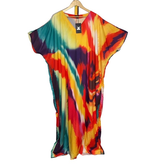 XPlus Wear Other - NWT XPlus Wear Womens Rainbow Kaftan Pride LGBTQIA
